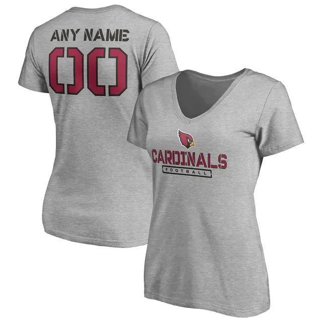 Lids Carolina Hurricanes Fanatics Branded Women's Any Name & Number  Personalized Evanston Stencil V-Neck T-Shirt - Gray