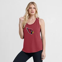 Débardeur Fanatics Cardinal Arizona Cardinals Iron Fan pour femmes