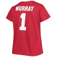 Women's Fanatics Kyler Murray Cardinal Arizona Cardinals Plus Name & Number V-Neck T-Shirt