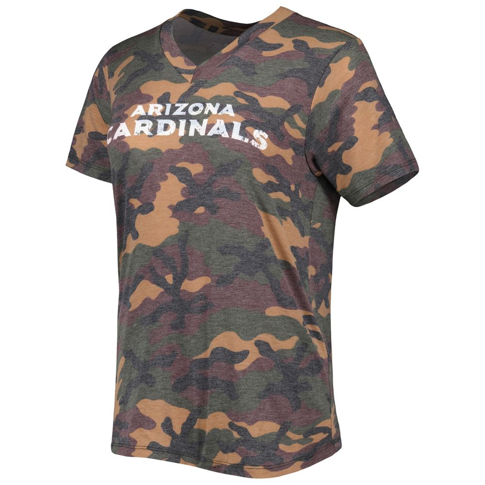 Women's Majestic Threads Kyler Murray Camo Arizona Cardinals Name & Number V-Neck Tri-Blend T-Shirt