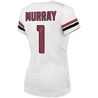 Women's Majestic Threads Kyler Murray White Arizona Cardinals Fashion Player Name & Number V-Neck T-Shirt