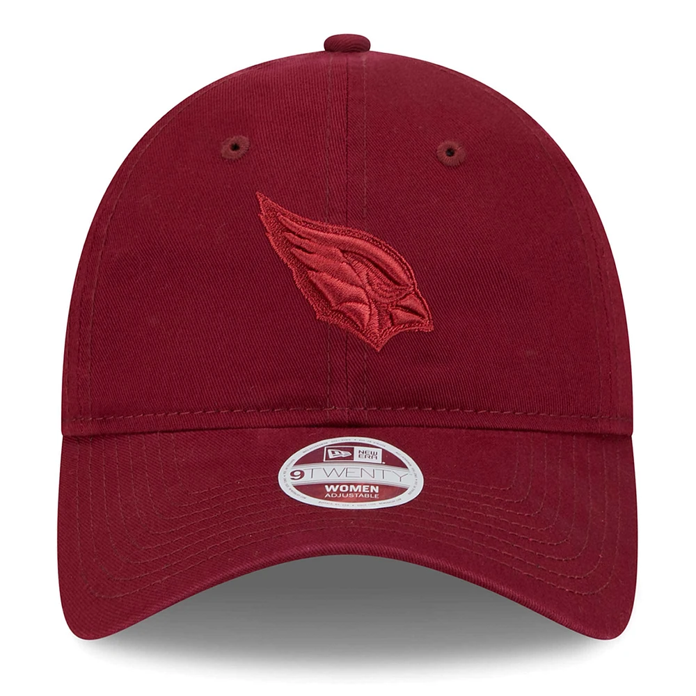 Casquette réglable 9TWENTY Cardinal Arizona Cardinals New Era pour femme