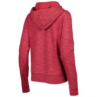 Women's New Era Cardinal Arizona Cardinals Reverse Full-Zip Hoodie