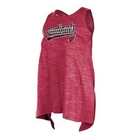 Women's New Era  Cardinal Arizona Cardinals Space Dye Active Tank Top