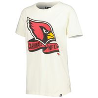 Women's New Era Cream Arizona Cardinals Chrome Sideline T-Shirt