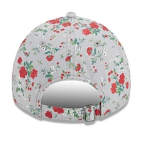 Casquette ajustable 9TWENTY New Era Arizona Cardinals Bouquet pour femme, gris