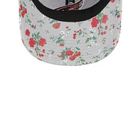 Casquette ajustable 9TWENTY New Era Arizona Cardinals Bouquet pour femme, gris