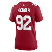 Maillot de match Nike Bilal Nichols Cardinal Arizona Cardinals pour femme