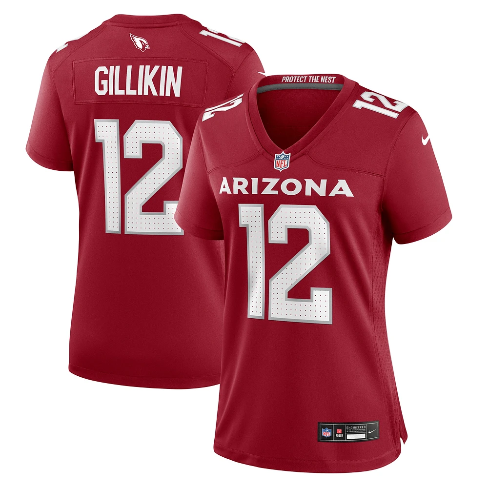 Maillot de match Nike Blake Gillikin Cardinal Arizona Cardinals pour femme