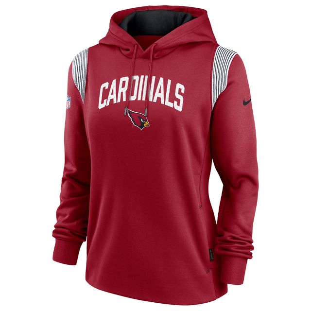 Sweat à capuche Nike Cardinal Arizona Cardinals Sideline Stack Performance pour femme