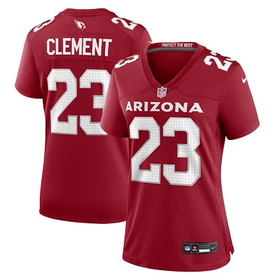 Maillot de match l'équipe Nike Corey Clement Cardinal des Arizona Cardinals pour femme