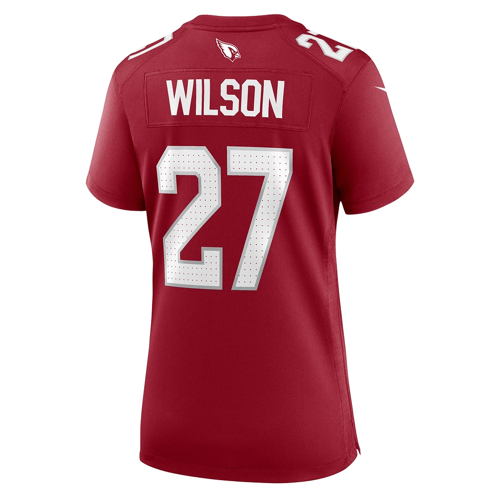 Women's Nike Divaad Wilson  Cardinal Arizona Cardinals Team Game Jersey