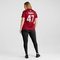 Women's Nike Ezekiel Turner  Cardinal Arizona Cardinals Team Game Jersey