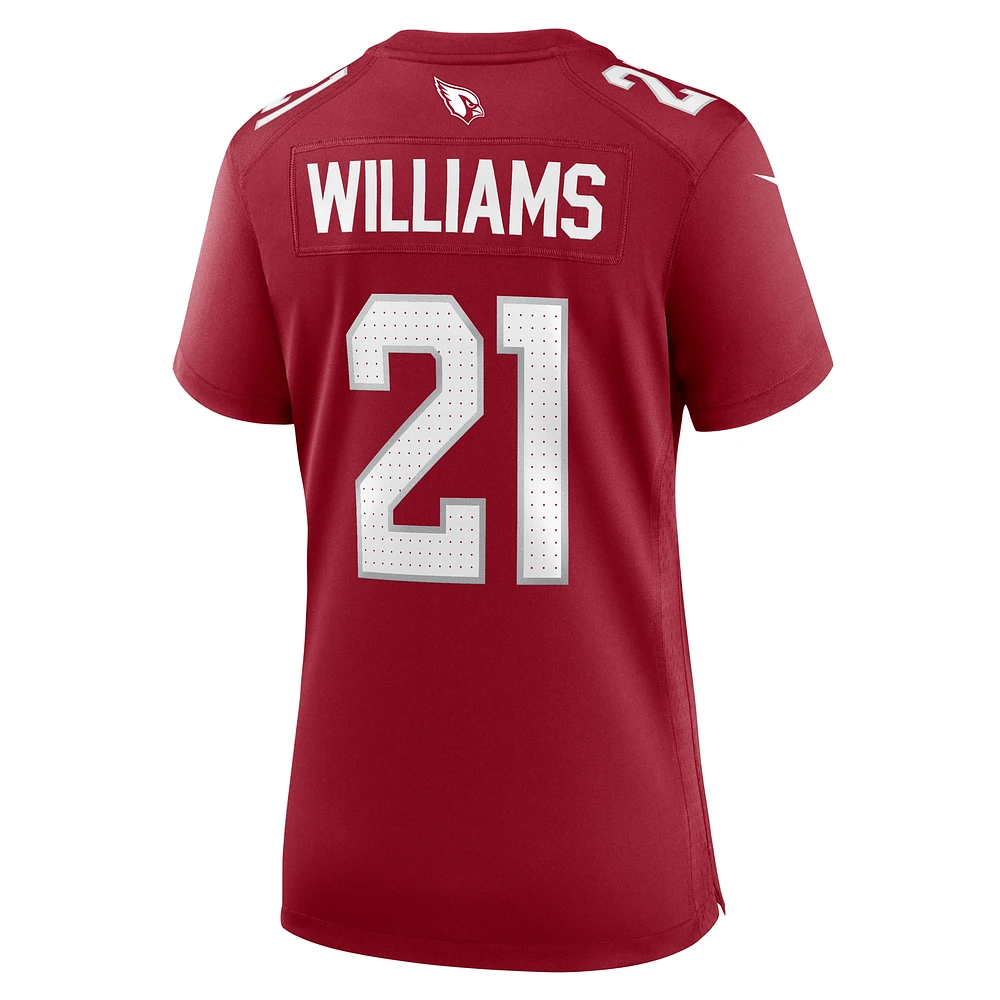 Women's Nike Garrett Williams  Cardinal Arizona Cardinals Game Jersey