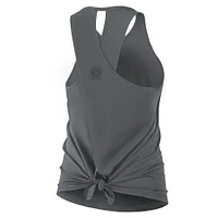 Women's Nike Gray Arizona Cardinals Glory Crisscross Performance Tank Top