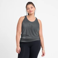 Women's Nike Gray Arizona Cardinals Glory Crisscross Performance Tank Top