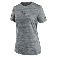 Women's Nike Gray Arizona Cardinals Sideline Velocity Performance T-Shirt