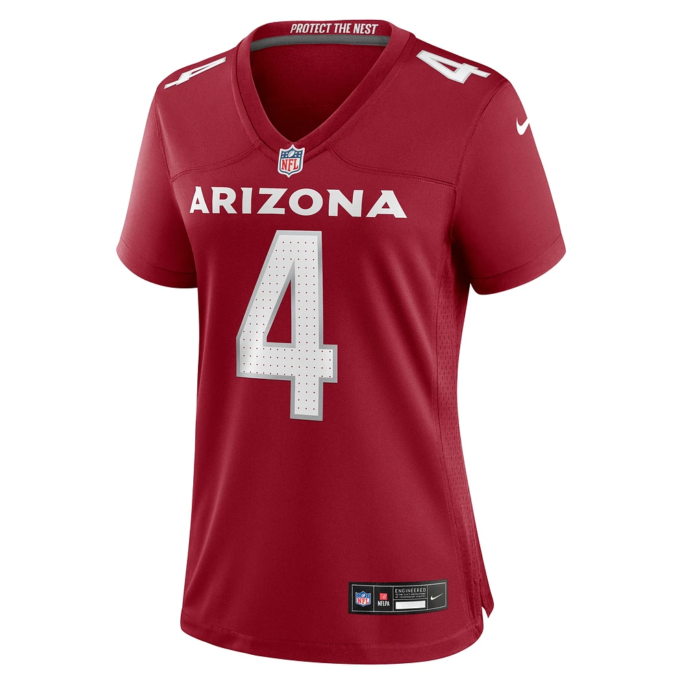 Maillot de match Nike Greg Dortch Cardinal Arizona Cardinals pour femme