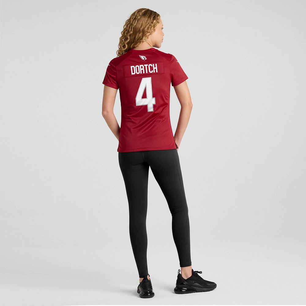 Maillot de match Nike Greg Dortch Cardinal Arizona Cardinals pour femme