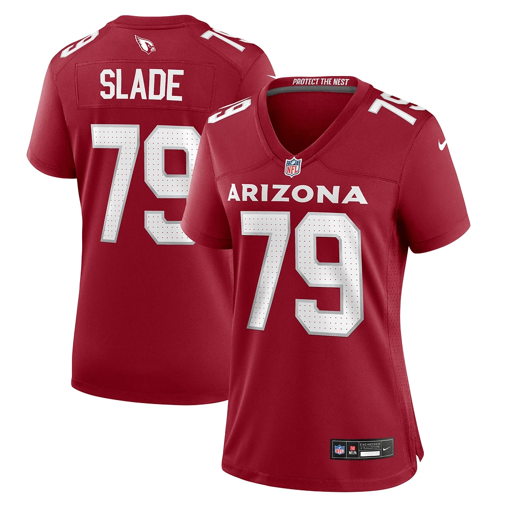 Maillot de match Nike Jacob Slade Cardinal des Arizona Cardinals pour femme