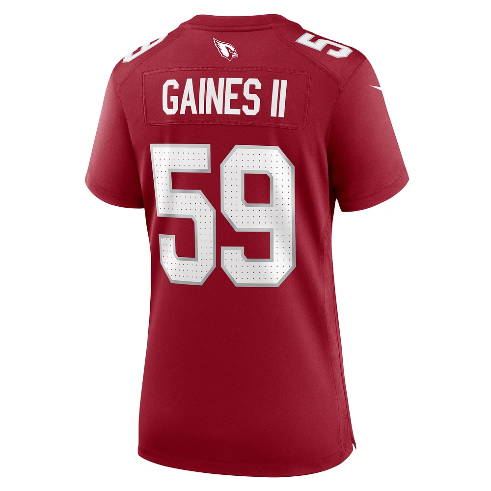 Maillot de match Nike Jon Gaines II Cardinal Arizona Cardinals pour femme