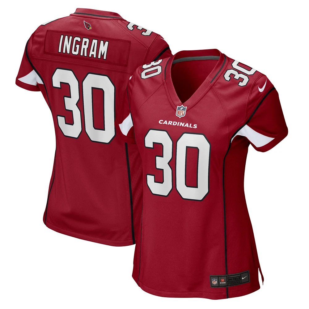 Maillot de joueur match Nike Keaontay Ingram Cardinal des Arizona Cardinals pour femme