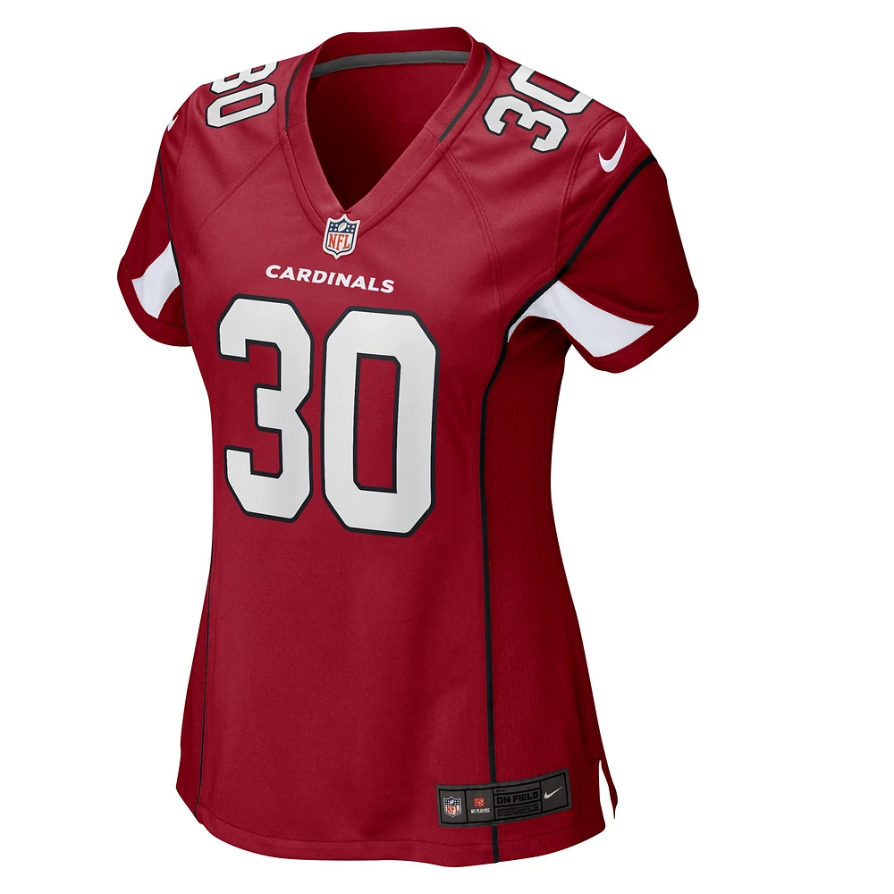 Maillot de joueur match Nike Keaontay Ingram Cardinal des Arizona Cardinals pour femme