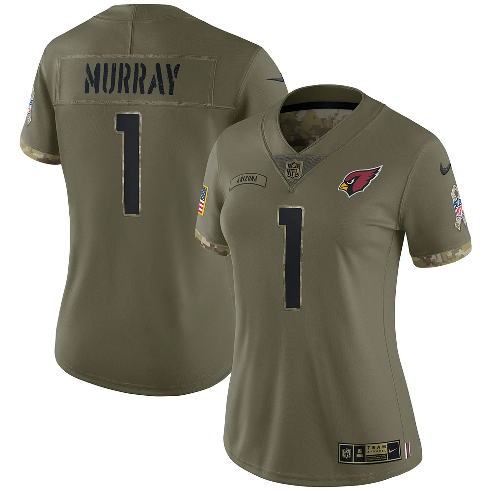 Maillot Nike Kyler Murray Olive Arizona Cardinals Salute To Service Limited pour femme