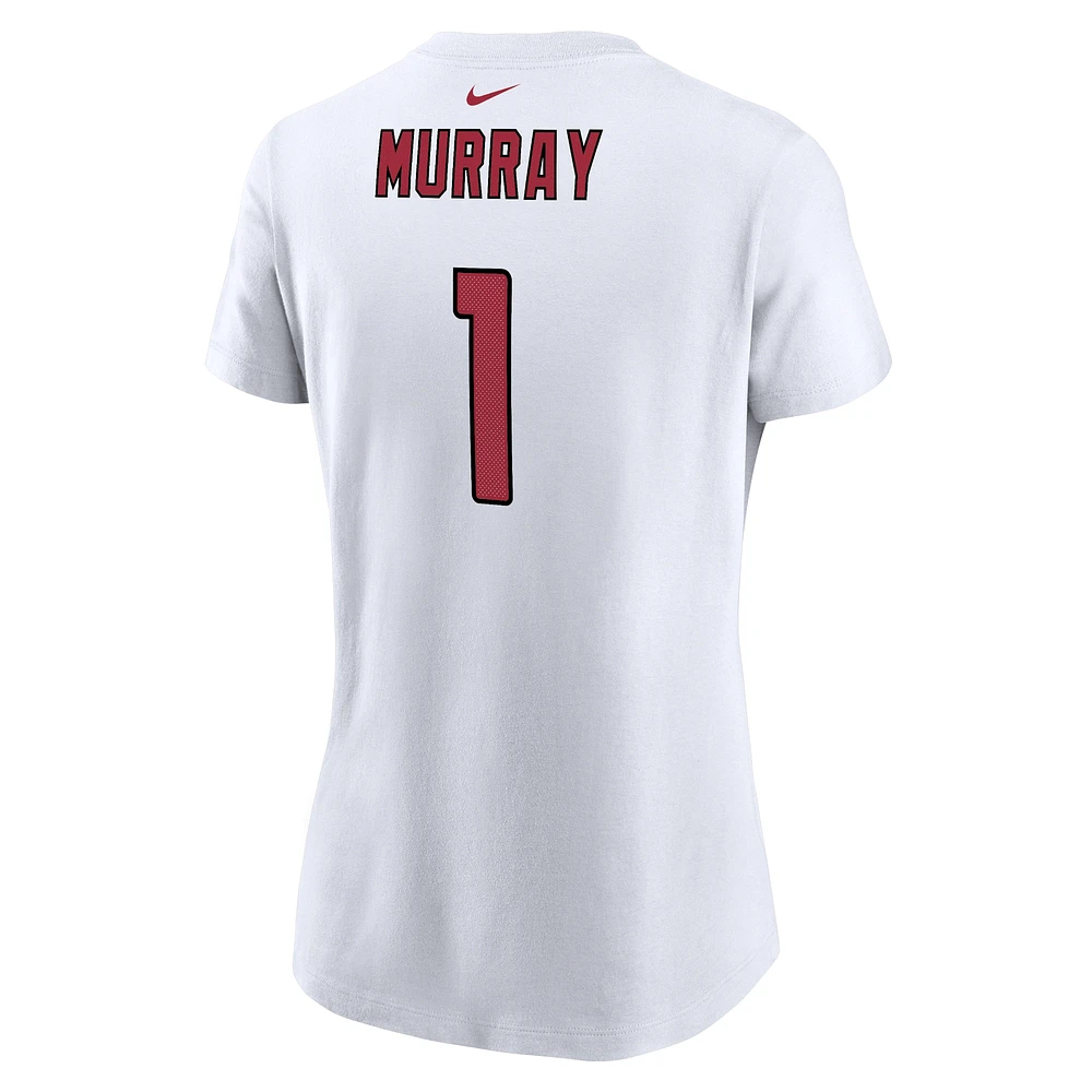 Women's Nike Kyler Murray White Arizona Cardinals Player Name & Number T-Shirt