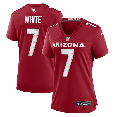 Maillot de match Nike Kyzir pour femme, blanc, Cardinal, Arizona Cardinals