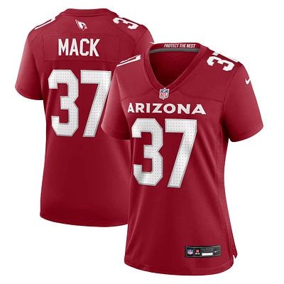 Maillot de match l'équipe Nike Marlon Mack Cardinal des Arizona Cardinals pour femme