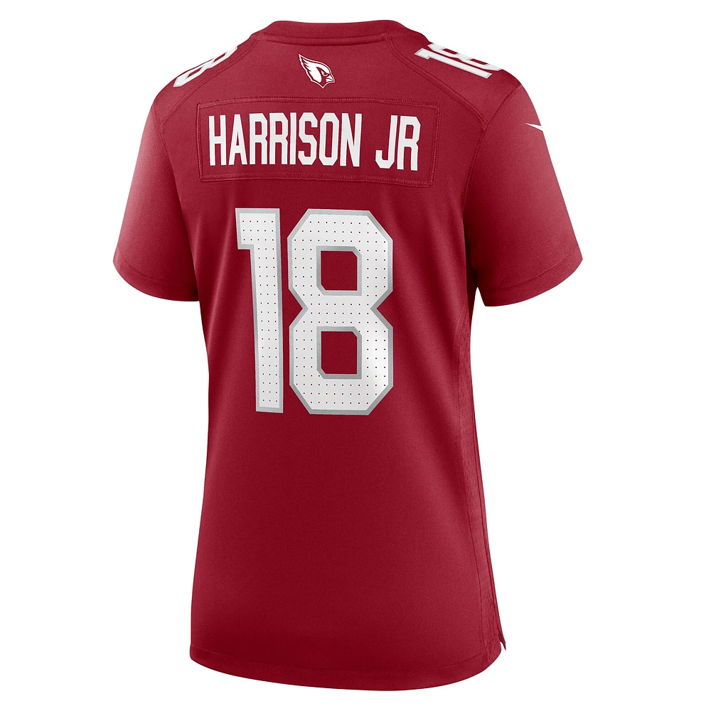 Women's Nike Marvin Harrison Jr. Cardinal Arizona Cardinals  Player Game Jersey