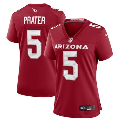 Maillot de match l'équipe des Cardinals l'Arizona Matt Prater pour femme Nike