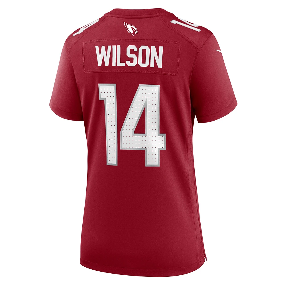 Maillot de match l'équipe Nike Michael Wilson Cardinal des Arizona Cardinals pour femme