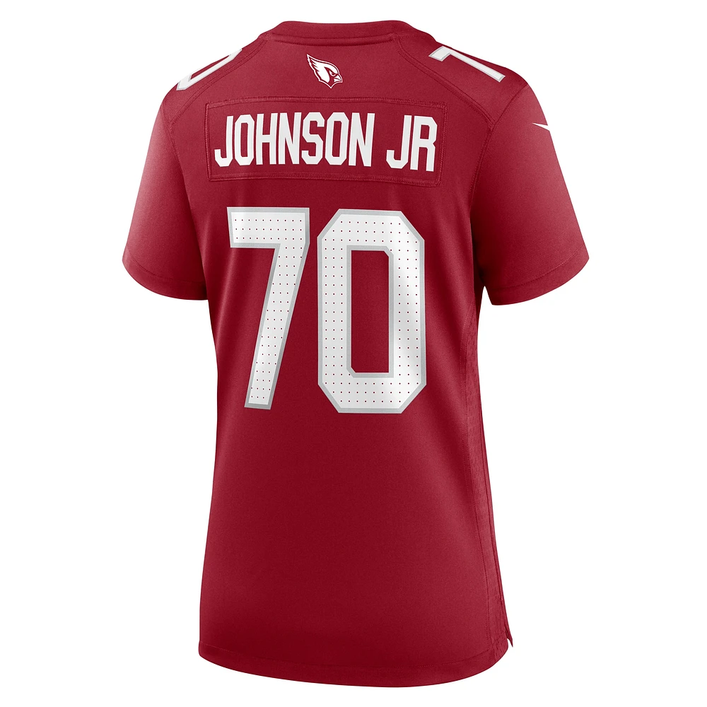 Maillot de match Nike Paris Johnson Jr. Cardinal Arizona Cardinals pour femme