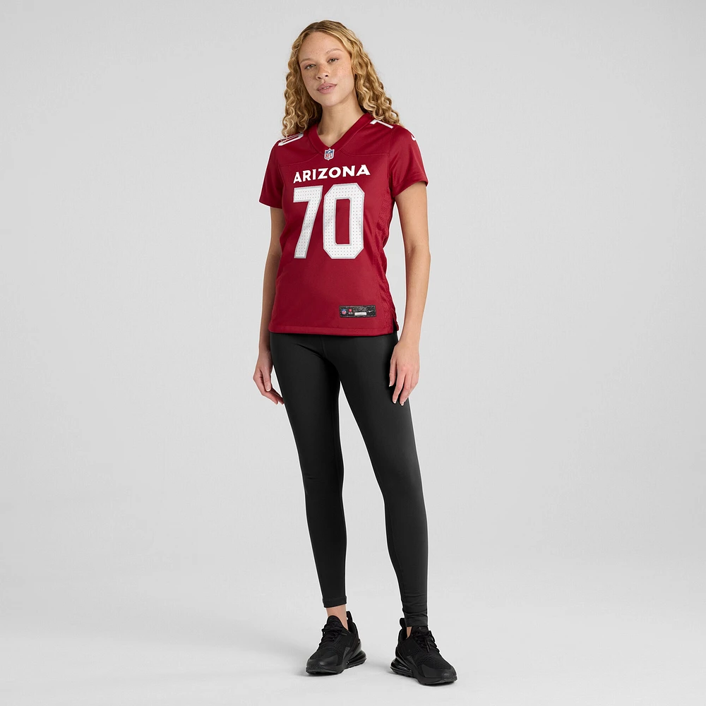 Maillot de match Nike Paris Johnson Jr. Cardinal Arizona Cardinals pour femme