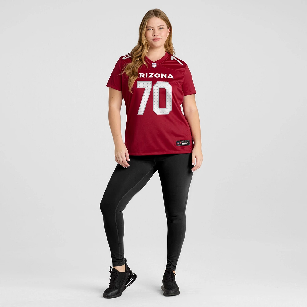 Maillot de match Nike Paris Johnson Jr. Cardinal Arizona Cardinals pour femme