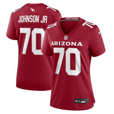 Maillot de match Nike Paris Johnson Jr. Cardinal Arizona Cardinals pour femme