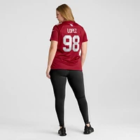 Women's Nike Roy Lopez  Cardinal Arizona Cardinals Game Jersey