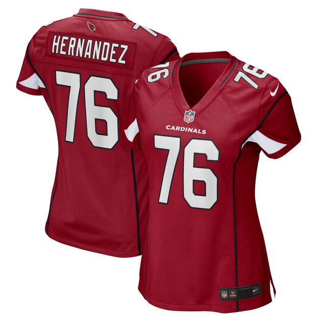 Maillot de joueur match Nike Will Hernandez Cardinal des Arizona Cardinals pour femme