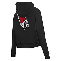 Women's Pro Standard Black Arizona Cardinals Split Logo Full-Zip Hoodie