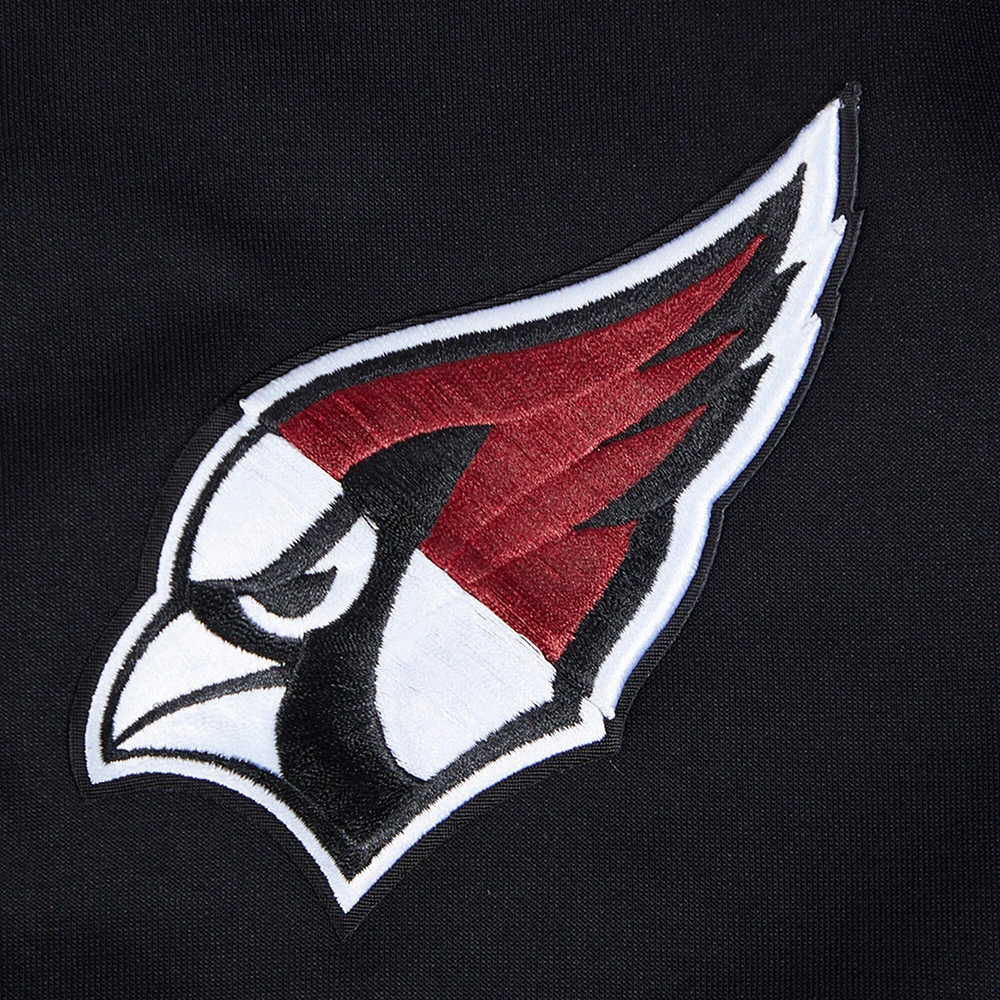 Women's Pro Standard Black Arizona Cardinals Split Logo Full-Zip Hoodie