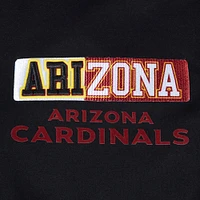 Women's Pro Standard Black Arizona Cardinals Split Logo Full-Zip Hoodie