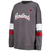 Sweat-shirt en polaire pour femmes The Wild Collective Charcoal Arizona Cardinals