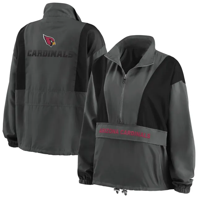 Women's Wear by Erin Andrews White Arizona Cardinals Full-Zip Lightweight Windbreaker Size: Extra Small