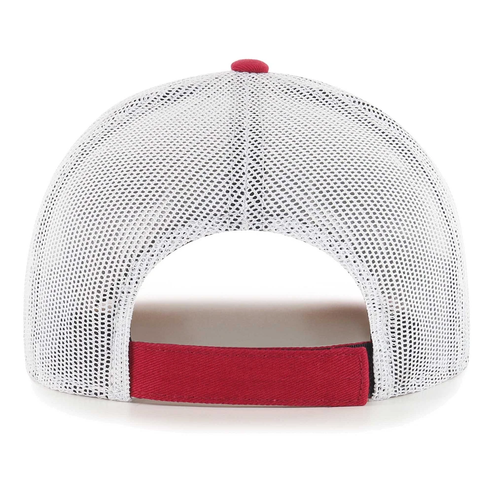 Casquette de camionneur ajustable '47 Cardinal/Blanc Arizona Cardinals Scramble pour jeune