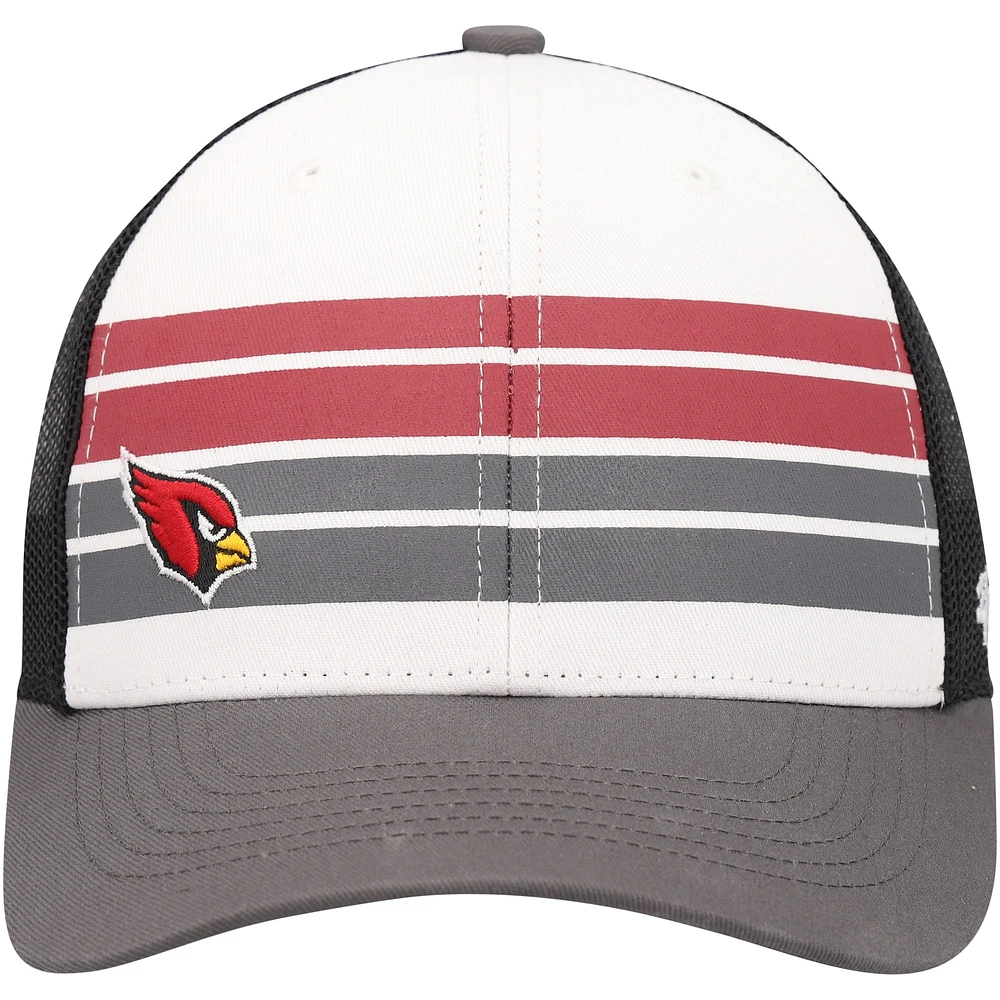 Casquette réglable de camionneur '47 pour jeunes, blanc/charbon, Arizona Cardinals Cove