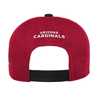 Youth Cardinal/Black Arizona Cardinals Lock Up Snapback Hat