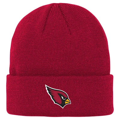 Bonnet en tricot à revers basique Cardinals de l'Arizona pour jeunes