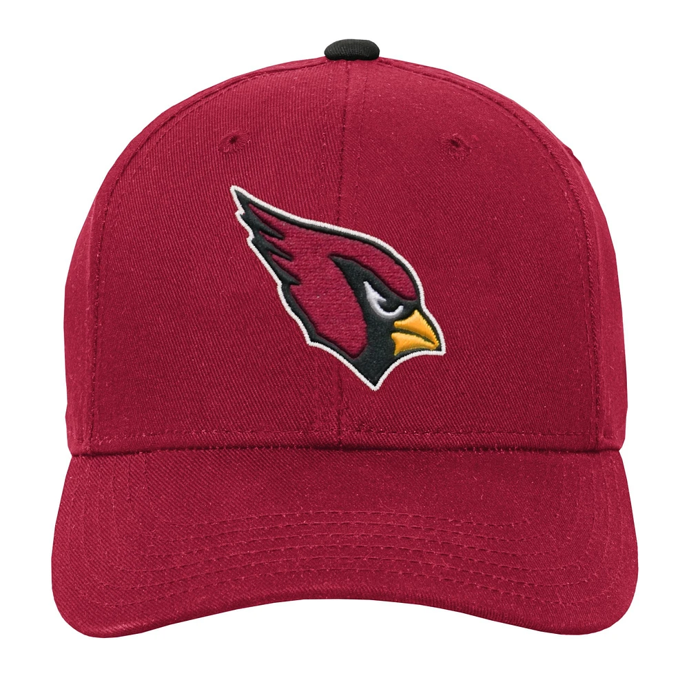 Youth Cardinal Arizona Cardinals Team Pre-Curved Adjustable Hat